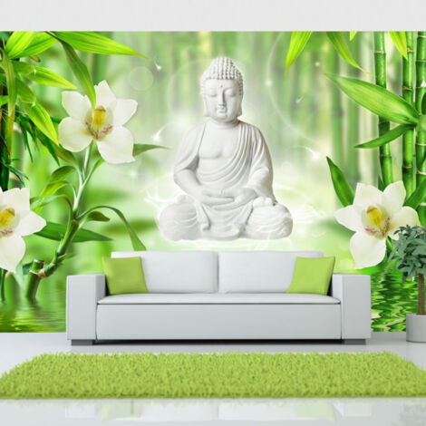 Papier Peint "Buddha & Nature" 175 x 250 cm