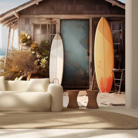 Papier peint cabanon de plage papier peint