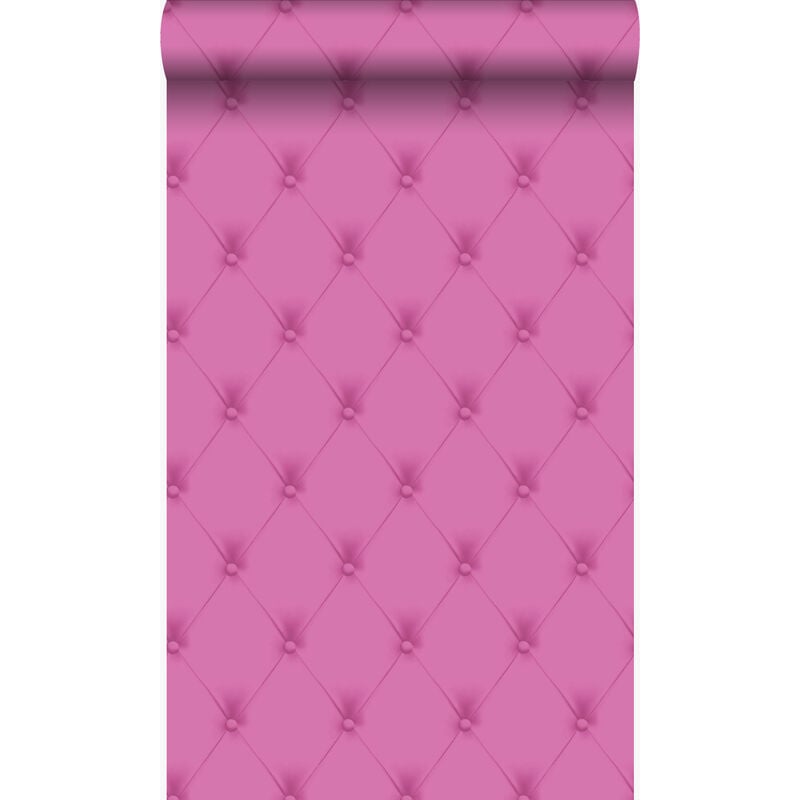 Origin - papier peint capitonné rose Wallcoverings