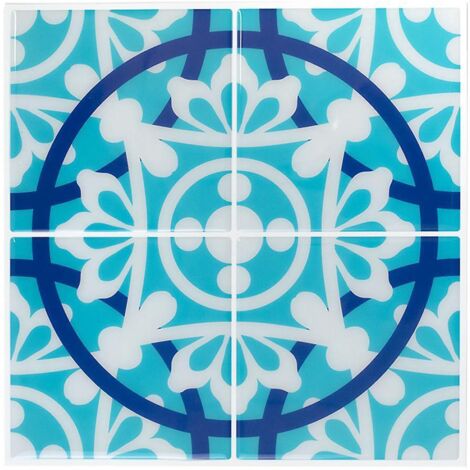papier Peint Carrelage Autocollant Le Style Marocain 24 X 24 Cm Style Mosaque Sticker Mural Film Dcoratif Impermable Pour Carreaux De Mur De Salle