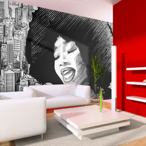 Papier Peint "Chanteuse de Jazz" 231 x 300 cm