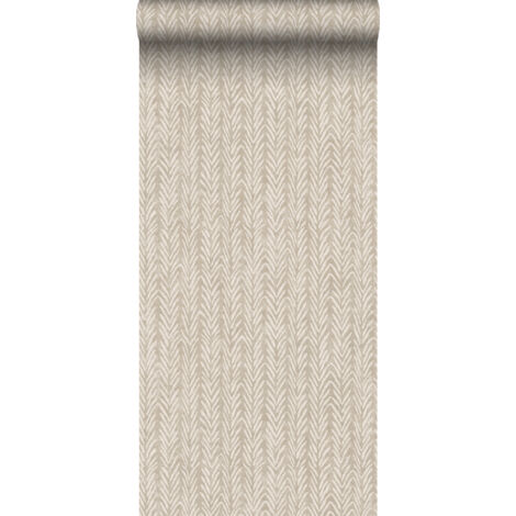 papier peint chevrons beige  - Sanders & Sanders