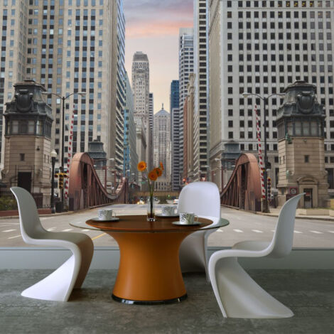 Papier Peint "Chicago Street" 154 x 200 cm