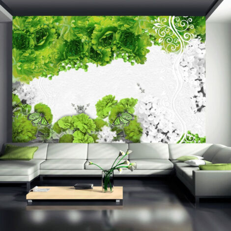 Papier Peint "Colors of Spring : Green" 70 x 100 cm