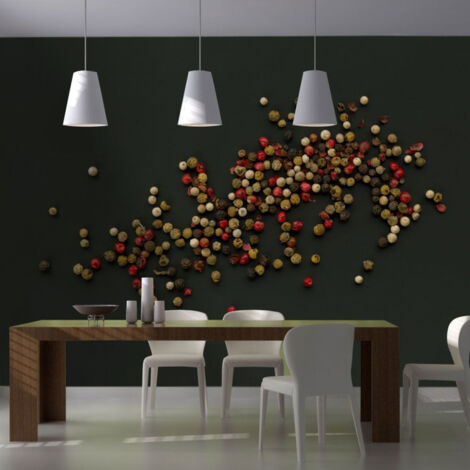 Papier Peint "Composition des Grains de Poivre" 154 x 200 cm