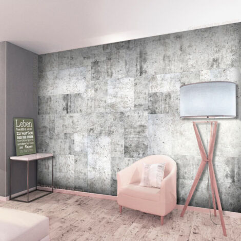 Papier Peint "Concrete : Grey City" 70 x 100 cm