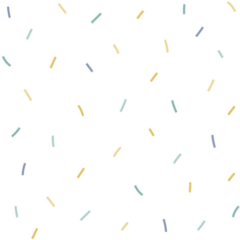 papier peint confettis jaune, bleu et blanc - Sanders & Sanders