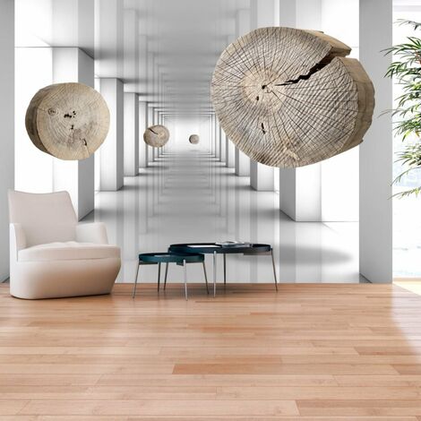 Papier peint couloir inventif
