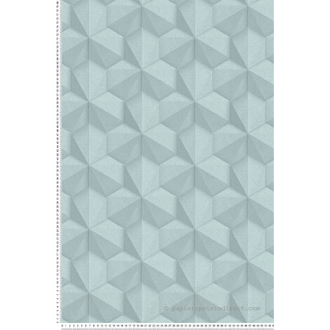 Papier peint Cube - LTC-CUB371 - Les bleus