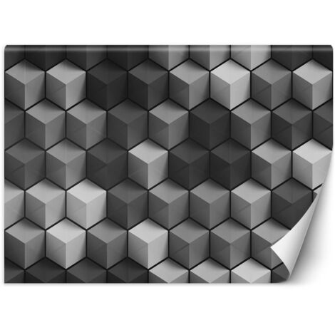 Papier peint Cubes abstraits 3D 100x70