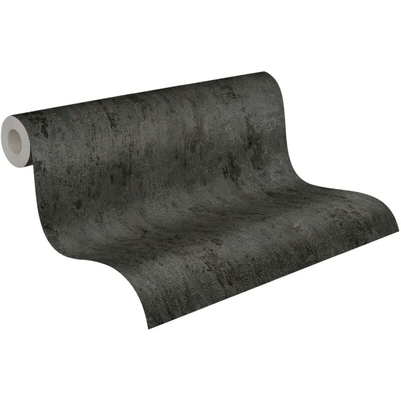 Papier peint moderne noir Tapisserie motif chic pour salon Papiers peints intissés parfaits pour chambre d'adulte & bureau