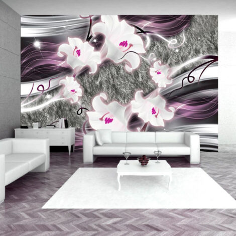 Papier Peint "Dance of Charmed Lilies" 245 x 350 cm