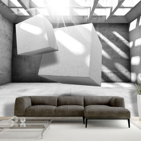 Papier Peint "Dancing Squares" 140 x 200 cm