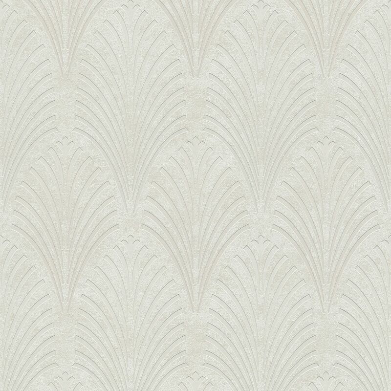 

Papier peint de luxe exclusif Profhome 374821 papier peint intissé texturé avec un dessin abstrait brillant crème gris beige 5,33 m2