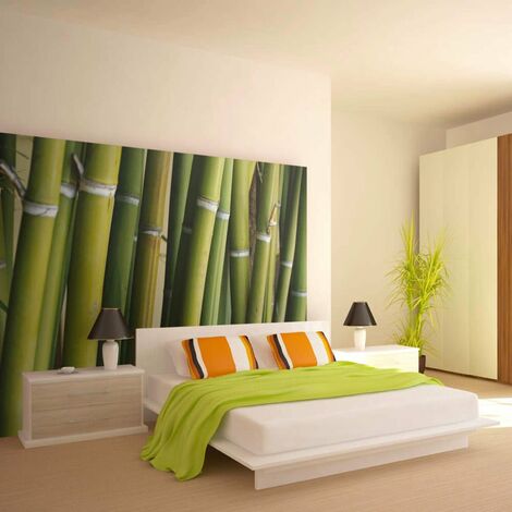 Papier peint décoration zen bambou