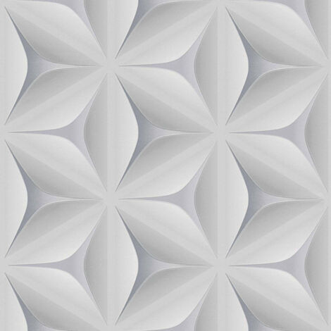 Papier peint design géométrique | Papier peint gris | Papier peint salle de bain, entrée & bar | Papier peint effet 3D original960421 - 10,05 x 0,53 m