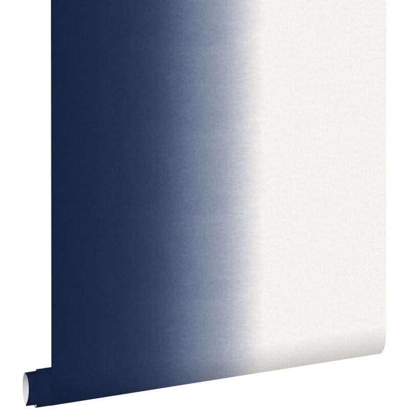 papier peint effet dip-dye bleu foncé - ESTAhome