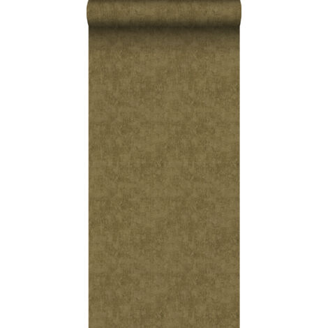 papier peint effet lin marron - Sanders & Sanders