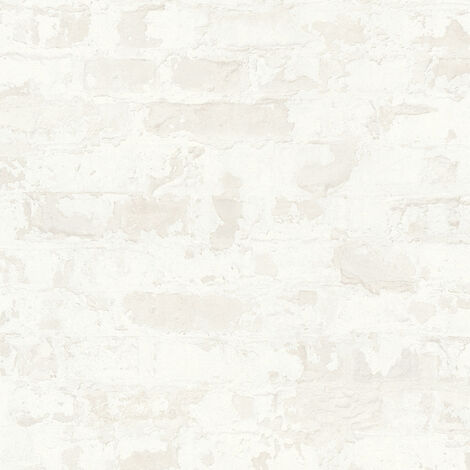 Papier peint effet pierre blanc Papier peint intissé moderne en effet pierre Papier peint mural style industriel