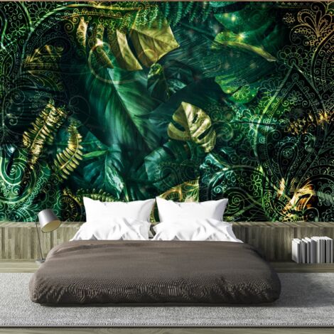 Papier peint Emerald Jungle - 400 x 280 cm