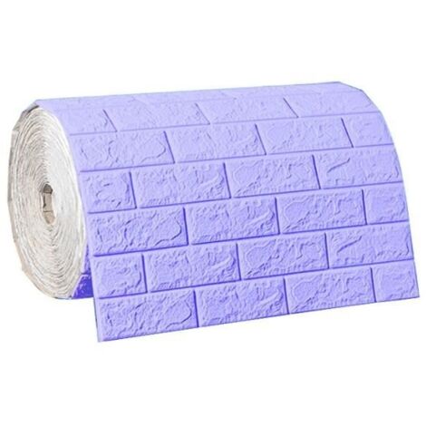 Papier peint en brique 3D, carreaux muraux auto-adhésifs, décoration de maison imperméable, panneau mural 3D salle de bain,70cmx10M
