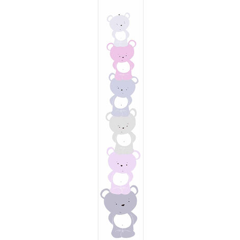 Papier peint enfant blanc lavable motif koala Tapisserie blanc motif koala pour chambre bébé Papiers peints blanc intissé pour chambre enfant