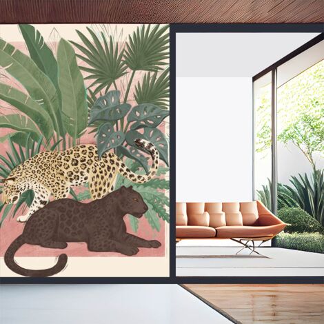 Papier peint exotique felins dans la jungle papier peint