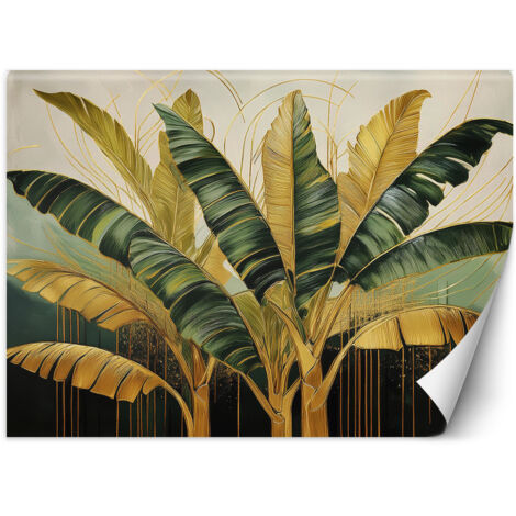 Papier peint Feuilles de bananier Botanique 350x245