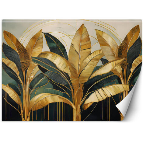 Papier peint Feuilles de bananier Tropical 150x105