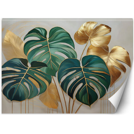 Papier peint Feuilles de monstera botanique 300x210