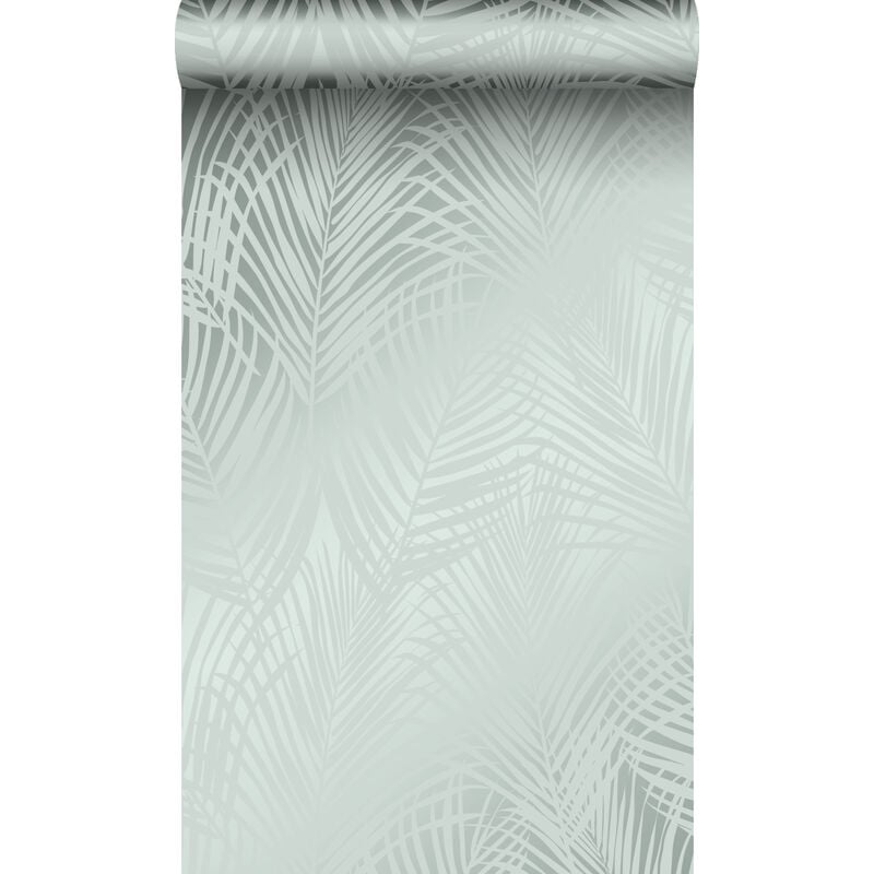 Origin - papier peint feuilles de palmier vert céladon Wallcoverings
