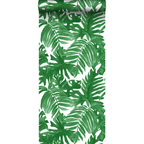 Papier peint feuilles de palmier - 0,53 x 10,05 m de Sanders & Sanders