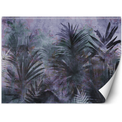 Papier peint Feuilles de violettes tropicales 150x105
