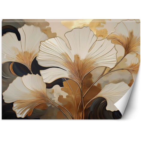 Papier peint Feuilles Nature Botanique 350x245