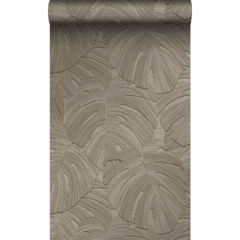 papier peint feuilles tropicales cervine  - Origin Wallcoverings