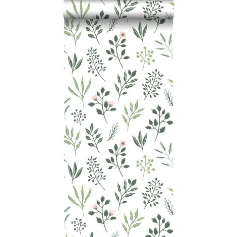 ESTAhome papier peint - fleurs au style scandinave  -0.53 x 10.05 m
