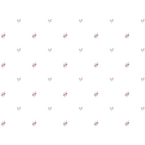 papier peint fleurs vert grisé, violet et blanc - Sanders & Sanders