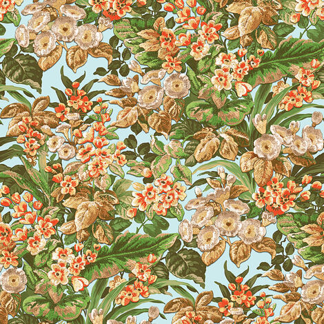 DUTCH WALLCOVERINGS Papier Peint Floral Revêtement Mural Décoratif Multicolore