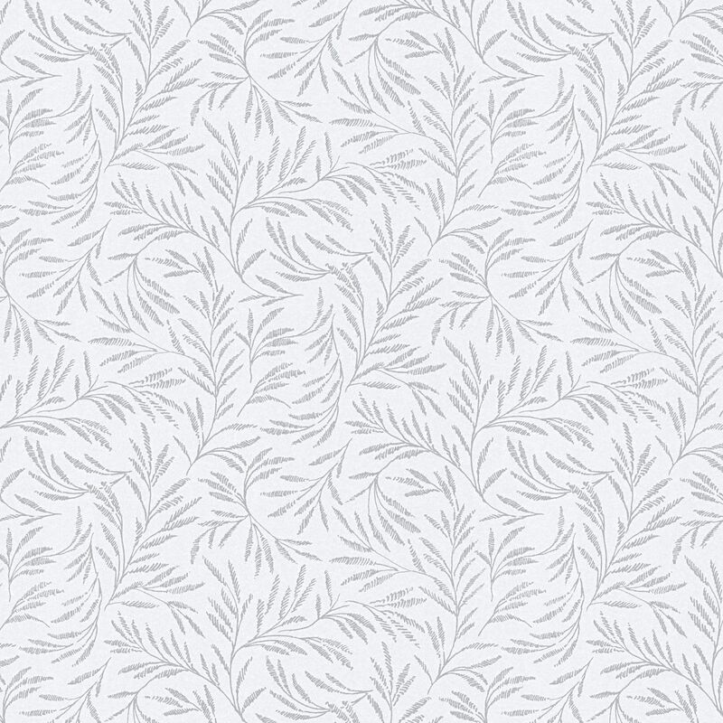 

Papier peint floral 333261 papier peint intissé lisse avec des ornements floraux mat gris argent 5,33 m2 - Profhome