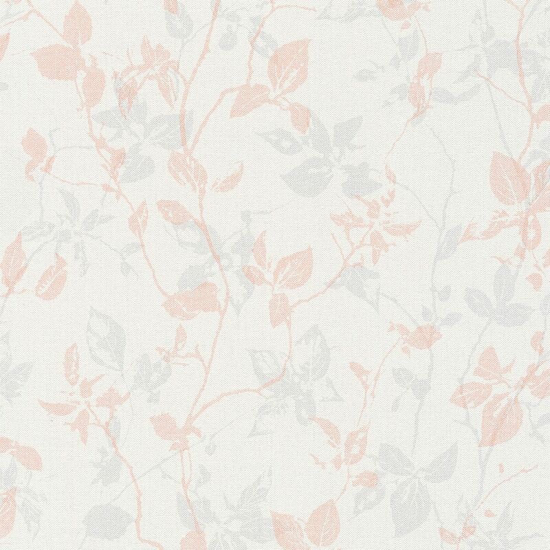 

Papier peint floral Profhome 363973 papier peint intissé texturé avec des ornements floraux mat rose gris vert oxyde chromique 5,33 m2