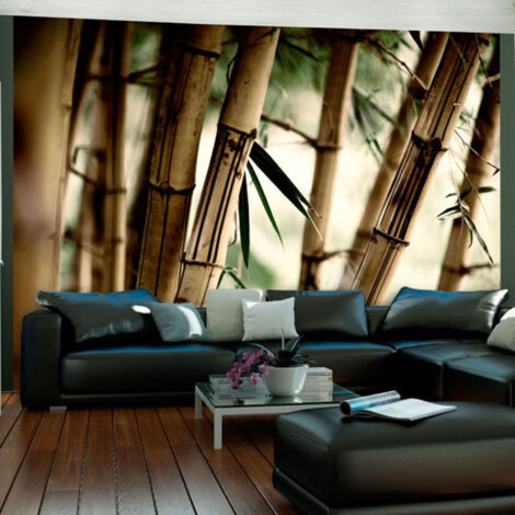 Papier Peint "Fog & Bamboo Forest" 231 x 300 cm
