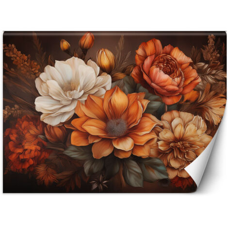 Papier peint Foliage naturel Fleurs Botanicals 150x105