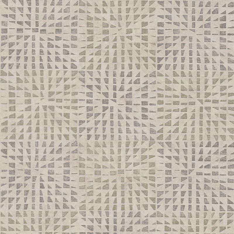 Papier peint intissé 383523 Geo Effect - Crème, Beige
