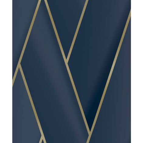 Papier peint Geometric Blanc et doré DUTCH WALLCOVERINGS - Blanc et doré