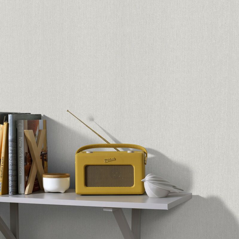 Papier peint intissé Double largeur Paillettes Glitter 1005 x 106cm Gris