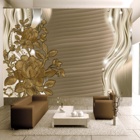 Papier Peint "Golden Buds" 280 x 400 cm