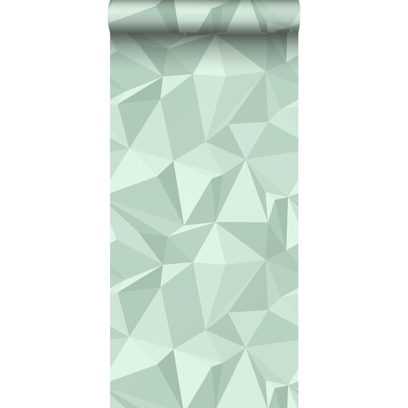 Sanders&sanders - papier peint graphique 3D vert menthe