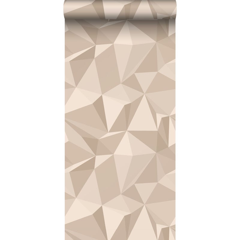 Papier peint graphique 3D beige Sanders&sanders