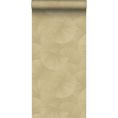 papier peint graphique 3D sable beige  - Sanders & Sanders