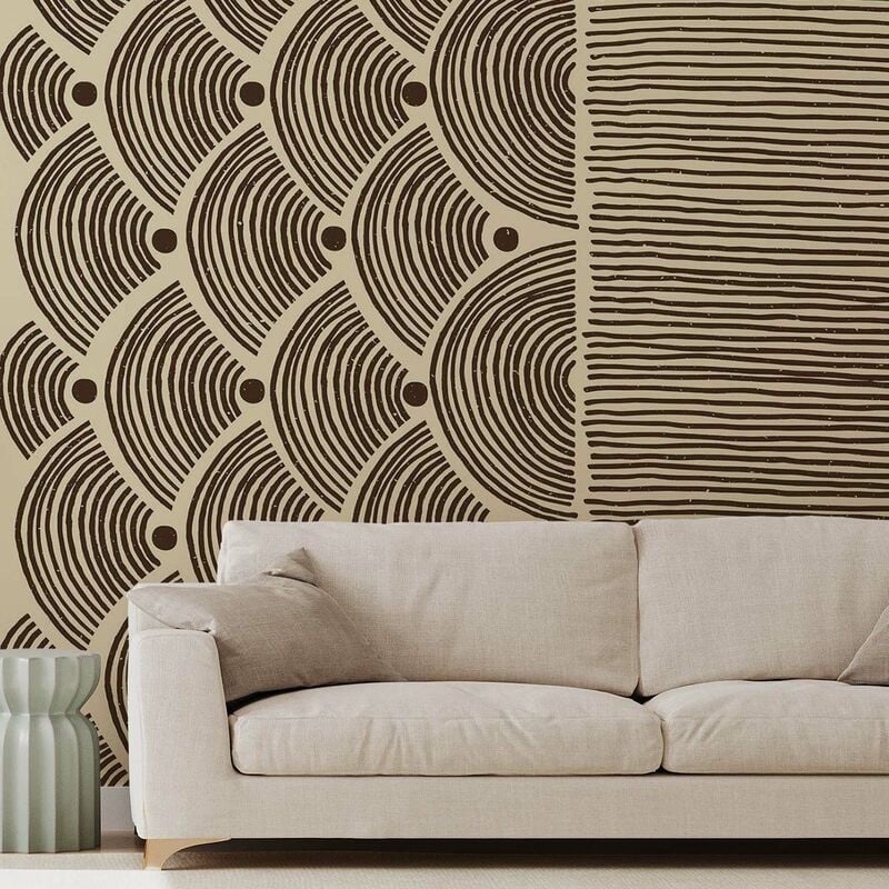 Papier peint, graphisme ethnique